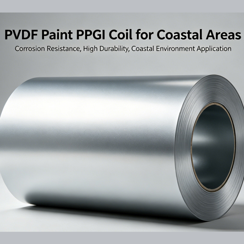 PVDF Paint PPGI Coil สำหรับพื้นที่ชายฝั่ง